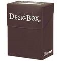 Ultra Pro Deck Protector Deck Box, Solid Brown ULP82556